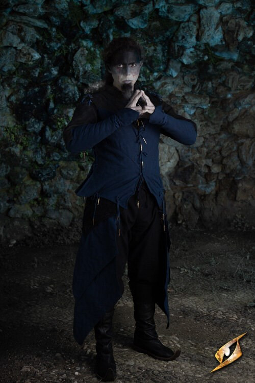 Costume d'elfe noir Night Charm (bleu-noir)