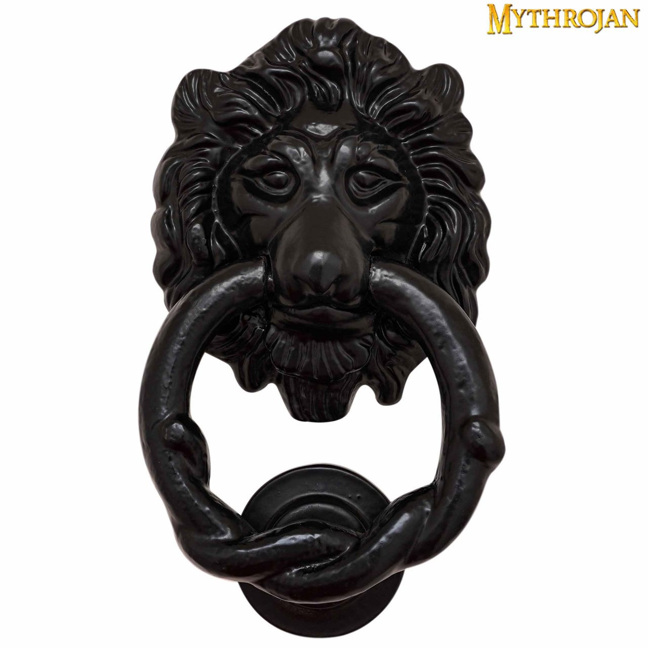 Heurtoir de porte Léon en fer forgé (15,2x8,8 cm.)