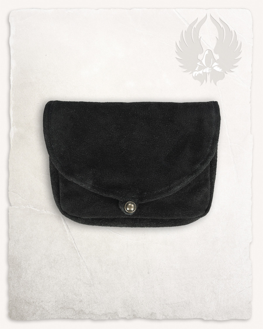Petit sac médiéval modèle Rickar, noir