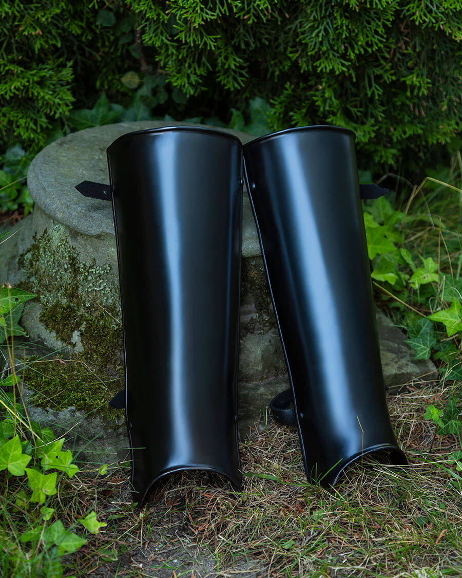 Grèves médiévales Gustav en acier noirci