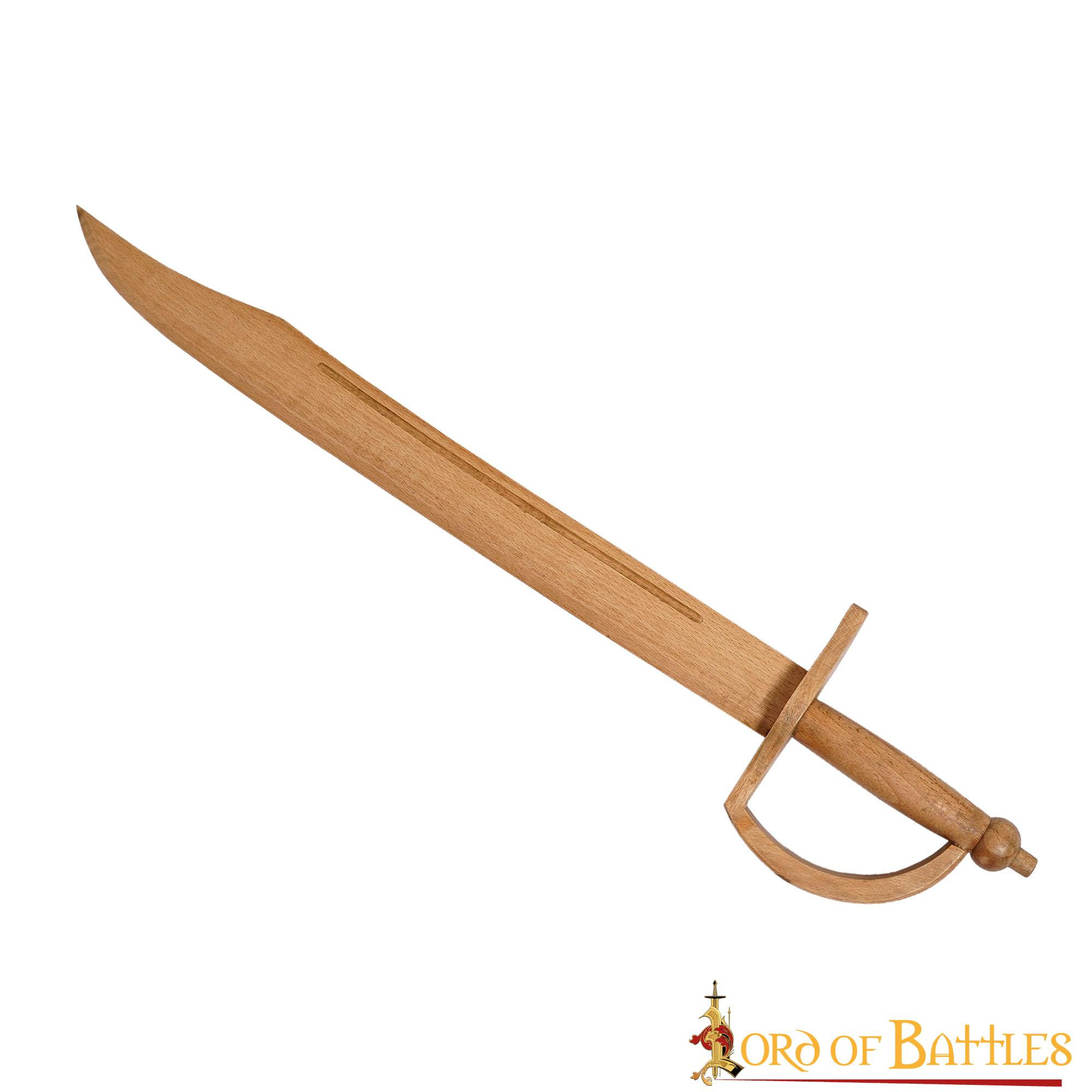 Épée de pirate en bois pour l'entraînement