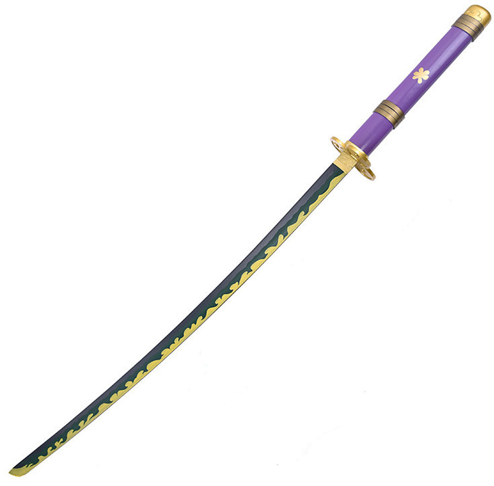 Katana décoratif Enma lilas de One Piece - Remis à neuf