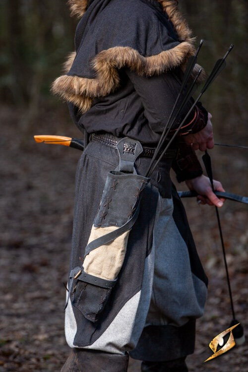 Carquois médiéval des chasseurs sauvages, daim