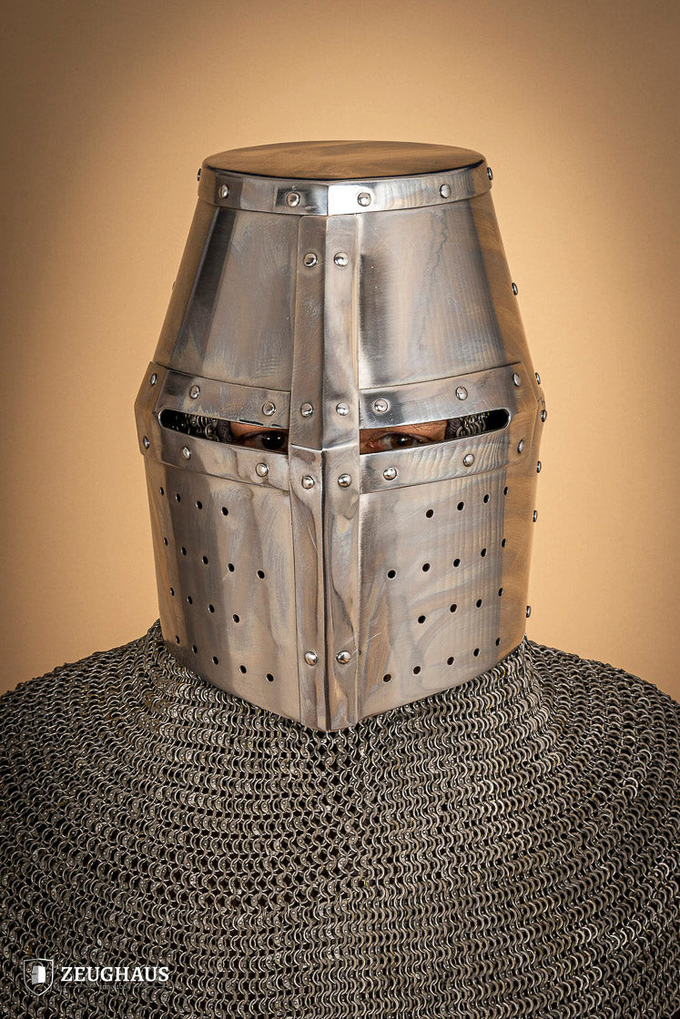 ?psc proxy image=1&product id=26817&image id=85846 - Casques templiers et casques croisés : guide historique, types, répliques et utilisation en reconstitution