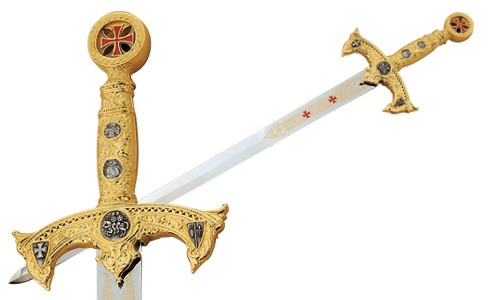 Épée des Templiers Or