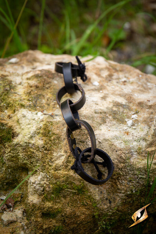Chaîne pour masses LARP et Cosplay, couleur noire