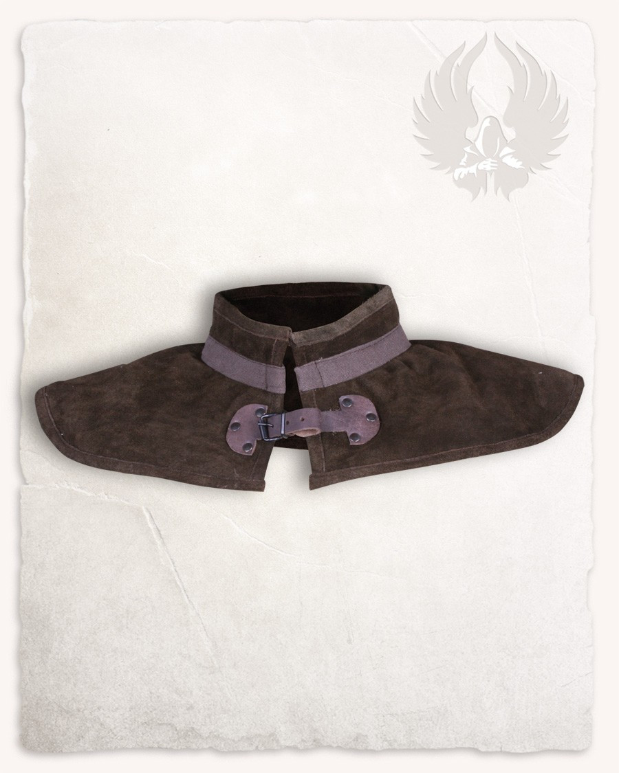 Gorge médiéval en cuir modèle Patricius, couleur marron
