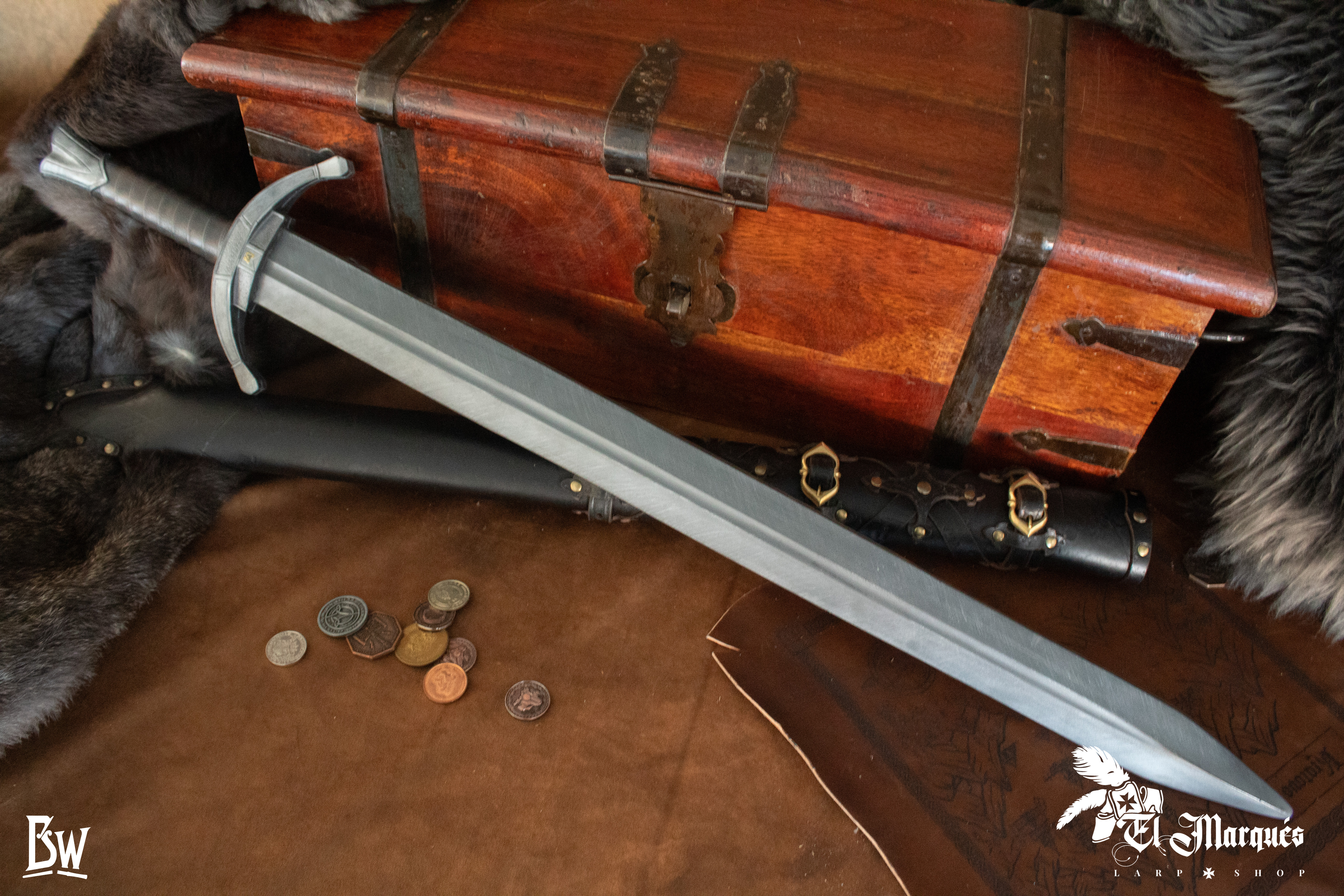 Épée Médiévale Longue de soldat pour LARP