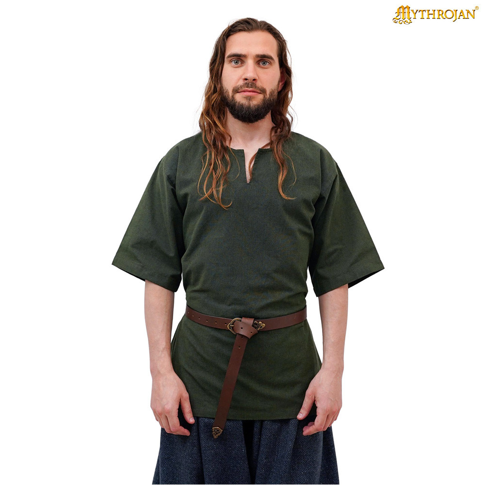 Tunique vikingue courte en coton modèle Ragnar
