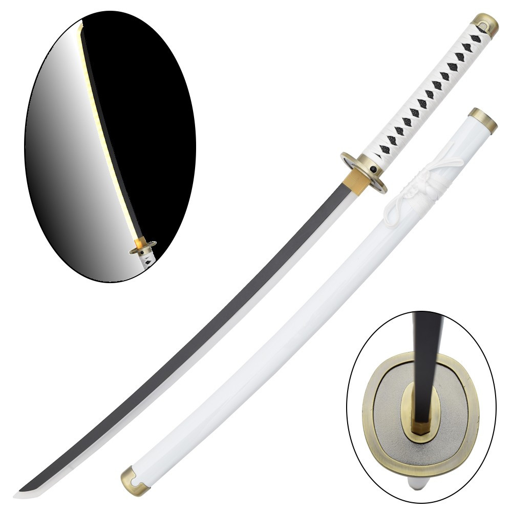 Katana Wado Ichimonji de Roronoa Zoro en bambou avec LED