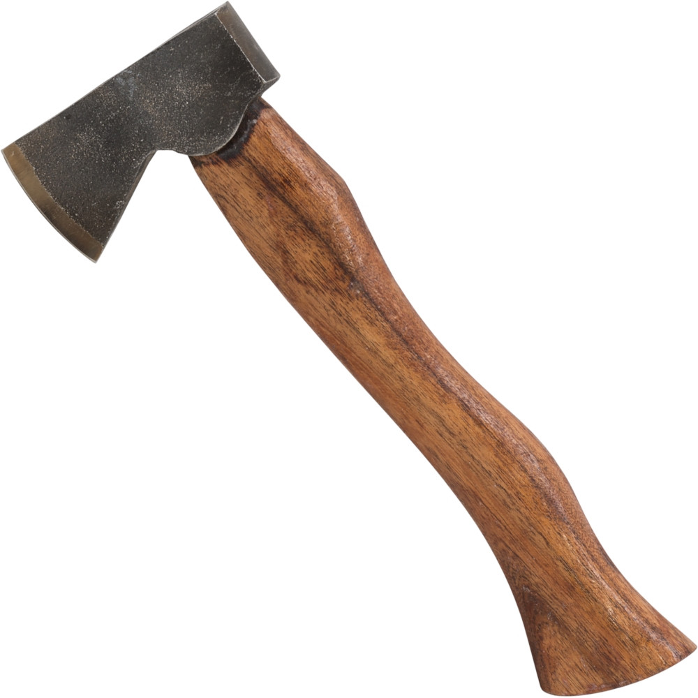 Hache de main avec étui en cuir