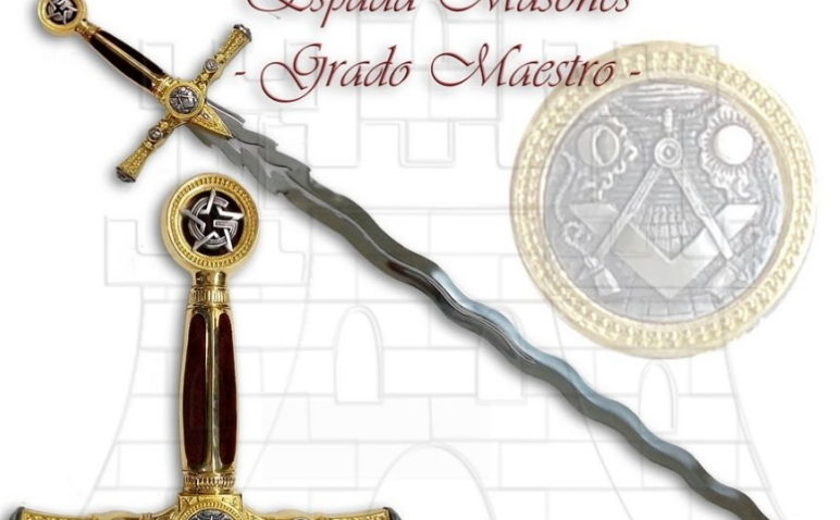 Espada Masones Grado de Maestro 772x478 - Épées de la Loge Maçonnique