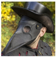Masque De Medecin De La Peste En Noir - La Masque du Docteur de la Peste