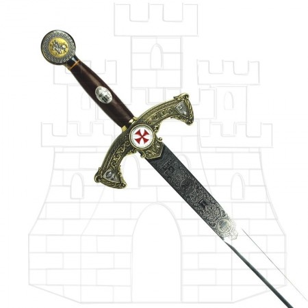 espada templaria decorada 1 450x450 1 - Épée des Templiers Décorée