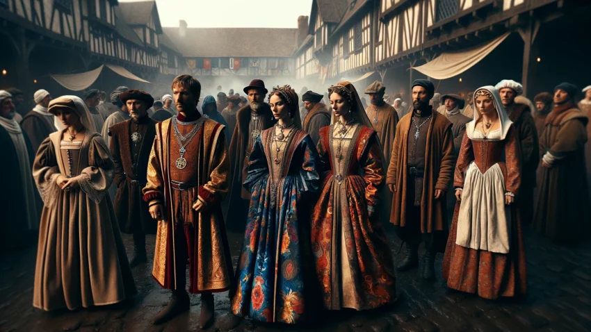 trajes medievales1 850x478 1 - Costumes médiévaux : Histoire et tradition dans la mode ancienne