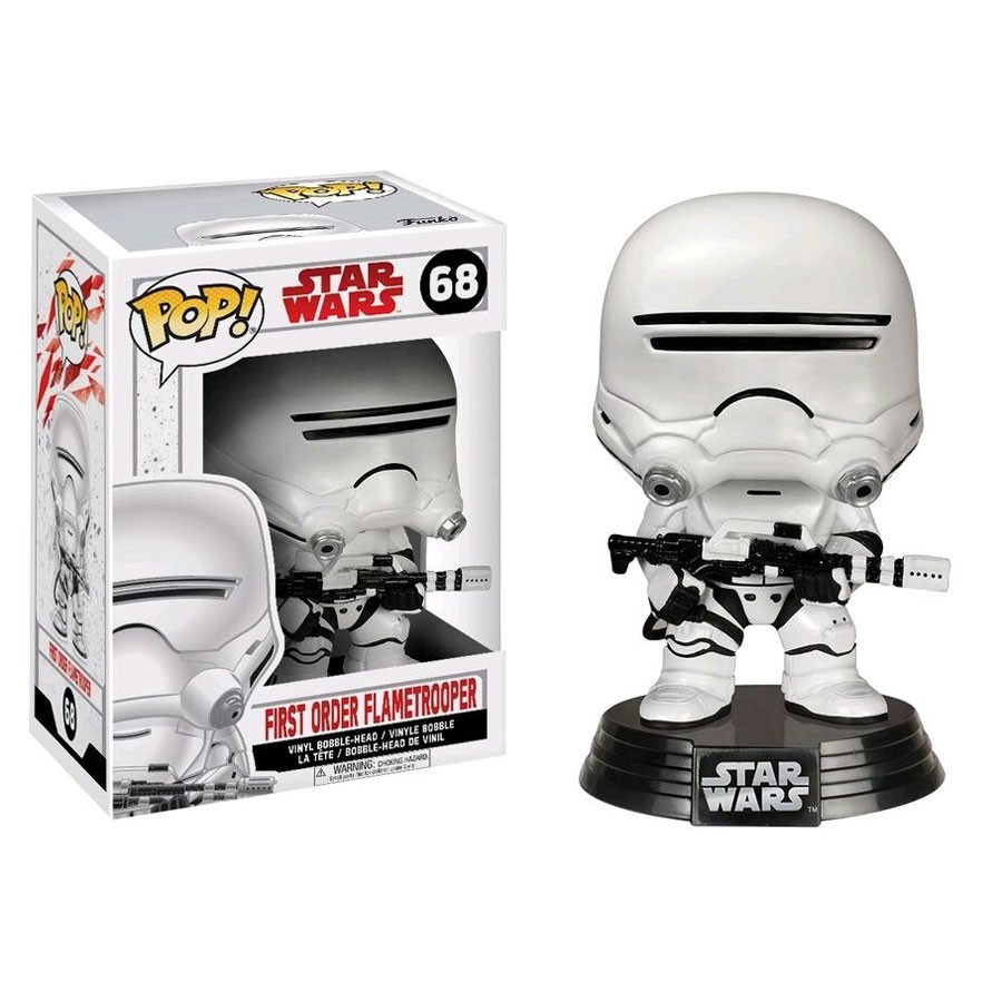 Funko POP Flametrooper du Premier Ordre Episode VIII Les Derniers Jedi Star Wars 1738143029 - Découvrez le Top 10 des produits les plus vendus de Star Wars en 2024