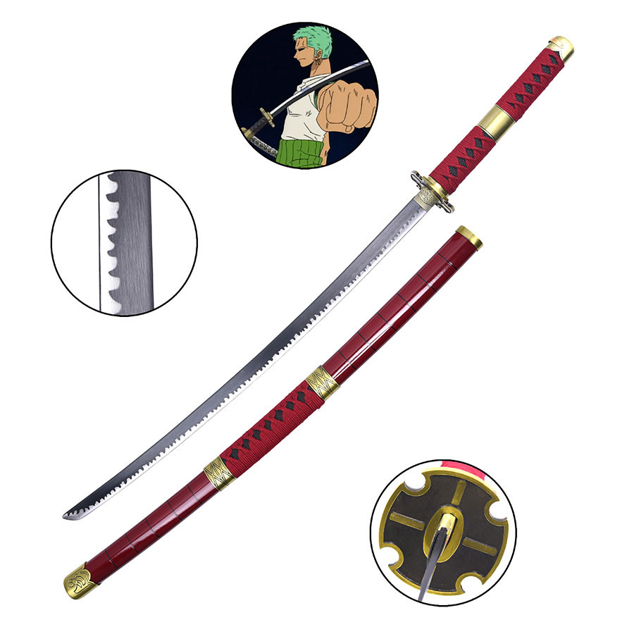 Katana Zoro One Piece 1737799644 - Top 10 Épées d'Anime et de Jeux Vidéo les Plus Vendues en 2024