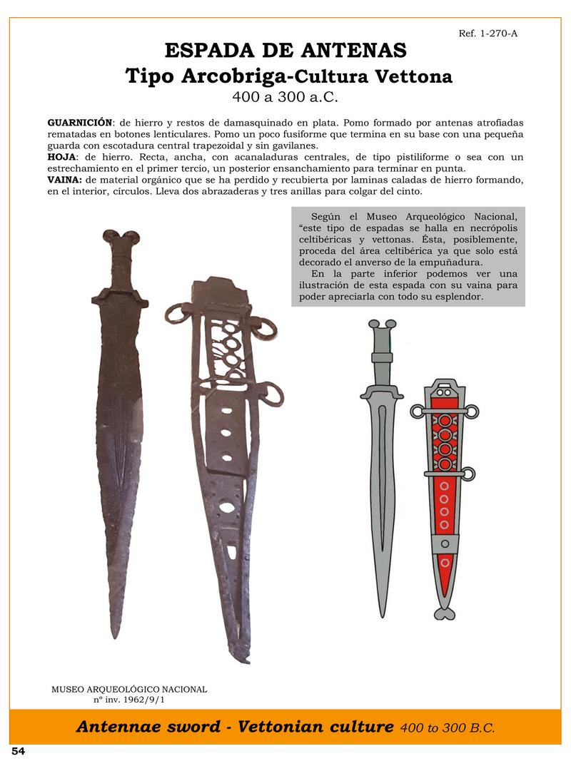 espada de antenas jpg 1739066639 1739804179 - Épée Antenée de la Culture Vettone : Un Trésor Historique