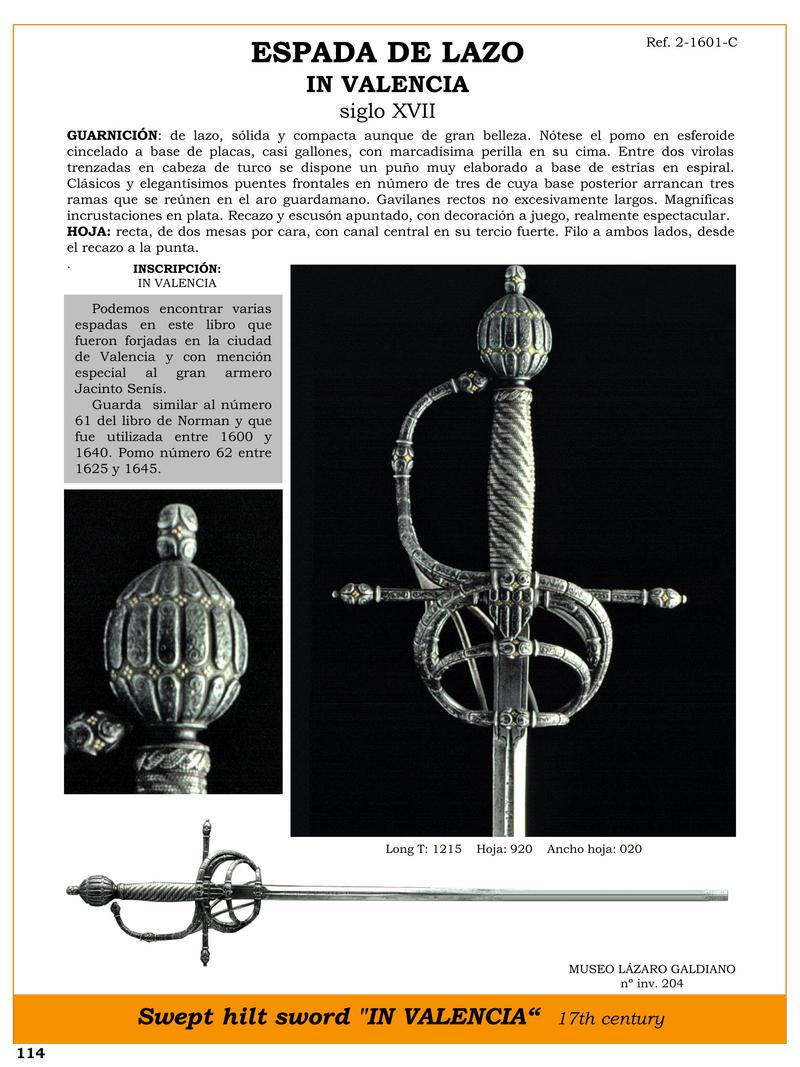 espada de lazo in valencia siglo xvii jpg 1740546563 1740568233 - Épée à Lazo à Valence : Beauté et Artisanat du XVIIe siècle