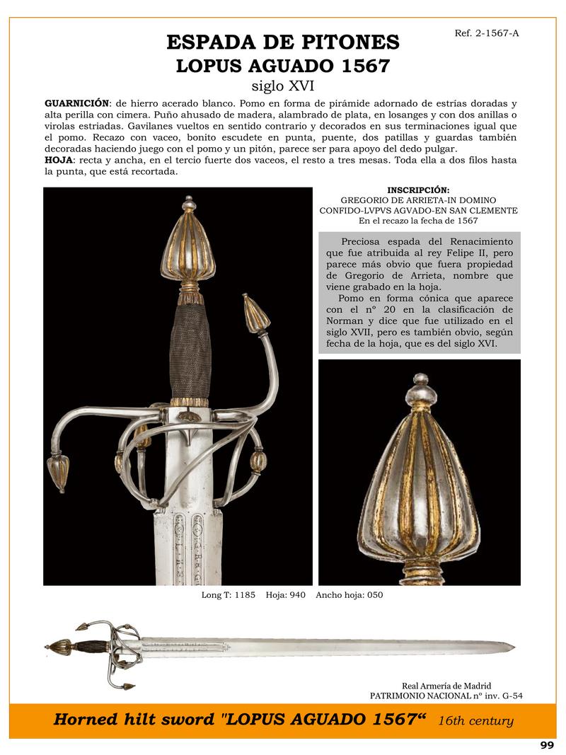 espada de pitones lopus aguado 1567 jpg 1740175323 1740182633 - Épée de Pitons : Chef-d'œuvre de la Renaissance 1567