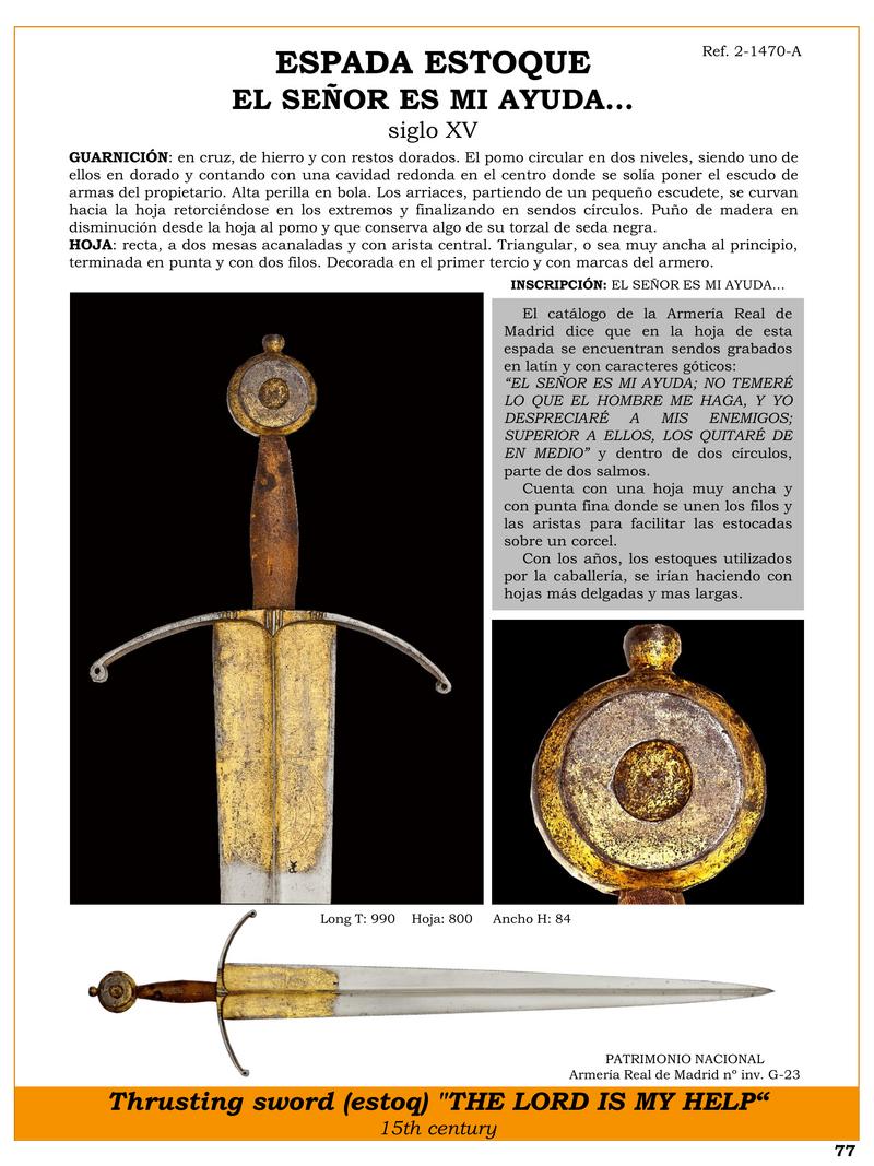 espada estoque jpg 1739585050 1739804865 - Épée Estoc du XVe siècle : Un Trésor Militaire Unique