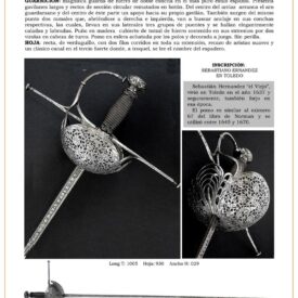 espada de conchas sebastian hernandez en toledo jpg 1741021806 1741022578 275x275 - Épée De Coquillages I.H.S. : Un Bijou Historique Du XVIIe Siècle