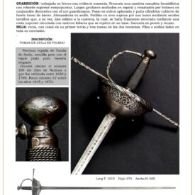 espada de taza tomas de ayala en toledo jpg 1740762596 1740784180 275x275 - Épée à tasse Sahagún du XVIIe siècle : histoire et détails