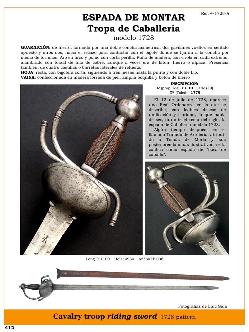 espada de montar jpg 1745818475 1745838587 - Épée de cavalerie modèle 1728 : élégance et tradition