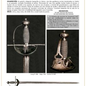espada oficial de infantera siglo xviii jpg 1745881762 1745903387 275x275 - Sabre d'infanterie du XVIIIe siècle : histoire et détails uniques