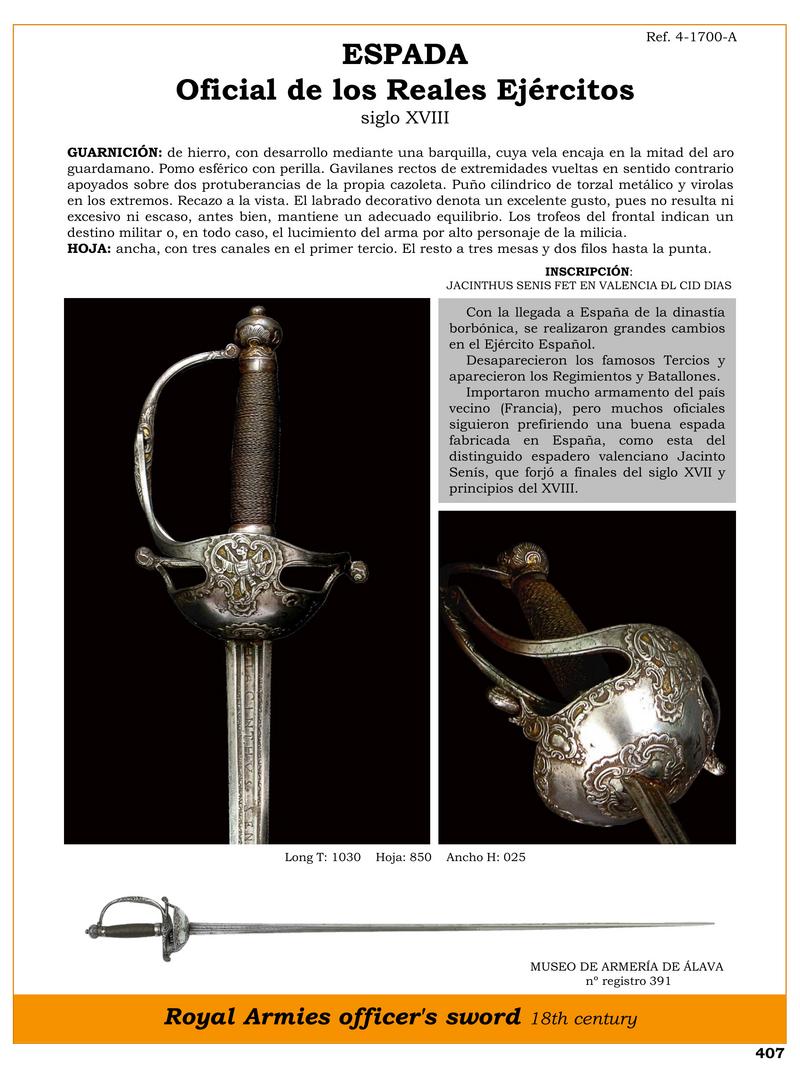 espada oficial de los reales ejrcitos siglo xviii jpg 1745730562 1745752194 - Épée officielle du XVIIIe siècle : élégance et histoire militaire