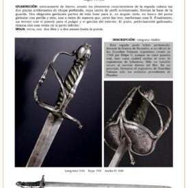 espada oficial de los reales ejrcitos siglo xviii jpg 1745752168 1745773831 275x275 - Épée de Monte : L'Élégance des Dragons du XVIII