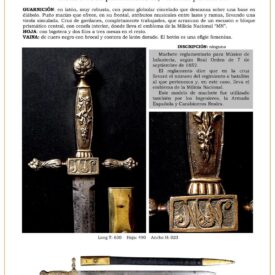 machete jpg 1745557762 1745579392 275x275 - Sable Royal de la Marine Espagnole du XVIIIe siècle : Design Unique