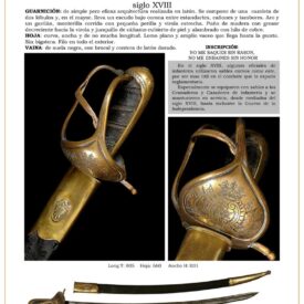 oficial de granaderos y cazadores de infantera siglo xviii jpg 1745946561 1745968188 275x275 - Sabre de combat du XVIIIe siècle pour la Marine Royale