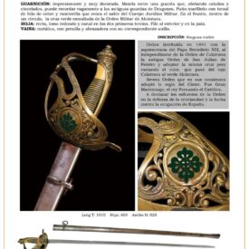 sable jpg 1744758569 1744780193 275x275 - Épée de Ceindre : L'élégance de l'Ordre d'Alcántara