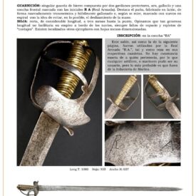 sable jpg 1745989769 1746011390 275x275 - Sabre de combat du XVIIIe siècle pour la Marine Royale