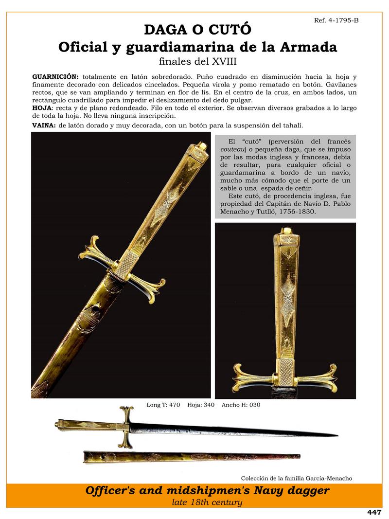 daga o cut jpg 1746486567 1746508195 - Dague Cutó : Élégance et Fonctionnalité Marine du XVIII
