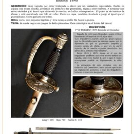 espada de ceir brigadier del ejercito modelo 1840 jpg 1748063367 1748084989 275x275 - Sabre de cavalerie légère 1840 : design et élégance inégalés