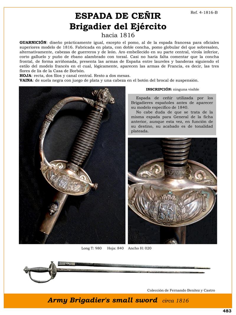 espada de ceir jpg 1747264167 1747285787 - Épée de ceinturon Brigadier Élégance et tradition militaire