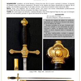 espada de ceir jpg 1748387371 1748408994 275x275 - Épée de ceinture 1843 : design isabélin d'artillerie