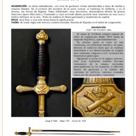 espada de ceir oficial de artillera modelo 1843 jpg 1748408964 1748430603 275x275 - Sabre d'artillerie à cheval 1855 : Élégance et histoire