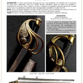 espada de montar granadero a caballo de la guardia real hacia 1825 jpg 1747825770 1747847402 275x275 - Découvrez L'Épée De Monter Officielle 1840 De Cavalerie