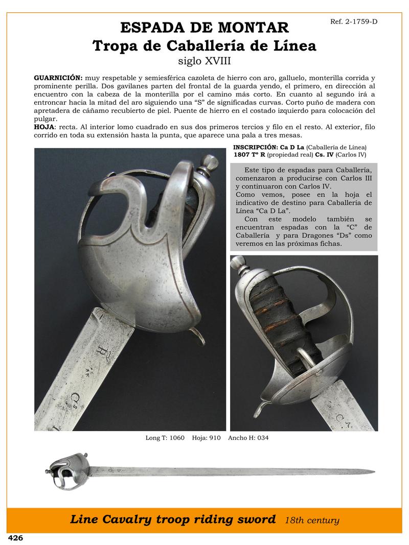 espada de montar jpg 1746054562 1746076185 - Épée de Montée : Le Joyau de la Cavalerie du XVIIIe Siècle