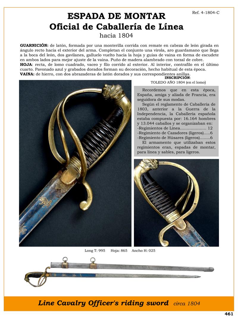 espada de montar jpg 1746788966 1746810596 - Épées de monte : Le charme historique de 1804