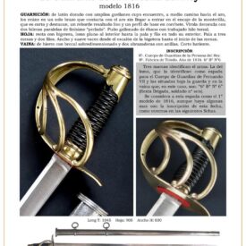 espada de montar jpg 1747307364 1747328984 275x275 - Épée de chevalerie historique : Garde du roi 1816