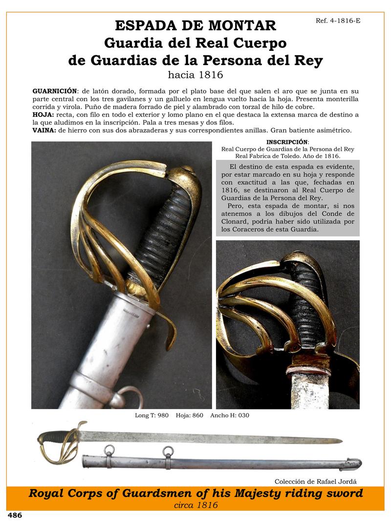 espada de montar jpg 1747328966 1747350583 - Épée de chevalerie historique : Garde du roi 1816
