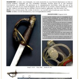 espada de montar oficial de caballera de la guardia real hacia 1825 jpg 1747804171 1747825785 275x275 - Sabre de la Garde Royale : élégance et fonctionnalité historique