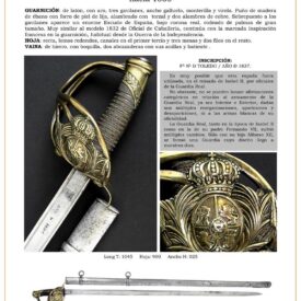 espada de montar oficial de caballera de la guardia real hacia 1835 jpg 1747976964 1747998593 275x275 - Épée d'Officier 1840 : Élégance et Distinction Militaire