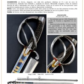 espada de montar oficial de caballera de lnea hacia 1804 jpg 1746767368 1746788999 275x275 - Épée de Cavalerie 1832 : Élégance et Distinction pour Officiers