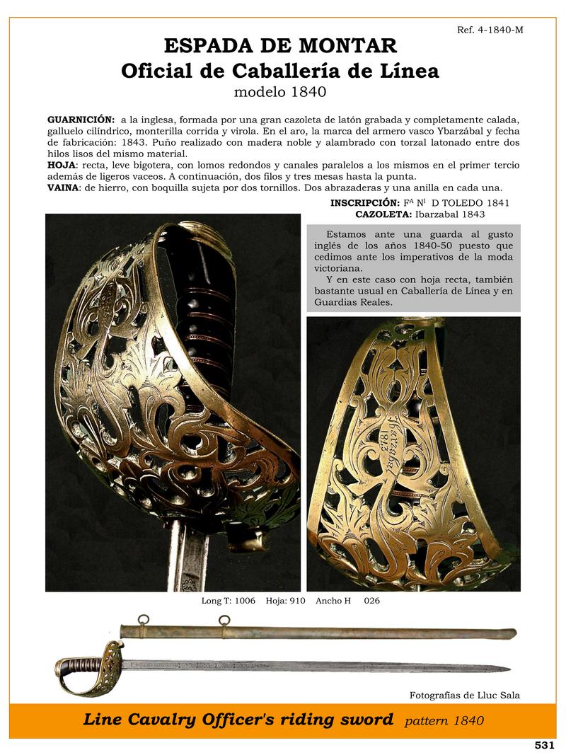 espada de montar oficial de caballera de lnea modelo 1840 jpg 1748257769 1748279396 - Découvrez L'Épée De Monter Officielle 1840 De Cavalerie