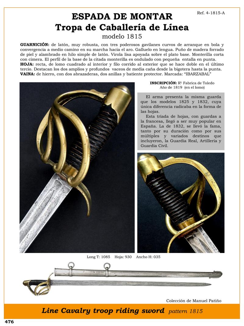 espada de montar tropa de caballera de lnea modelo 1815 jpg 1747112967 1747134581 - Épée de Dressage 1815 : Élégance et Histoire pour les Collectionneurs